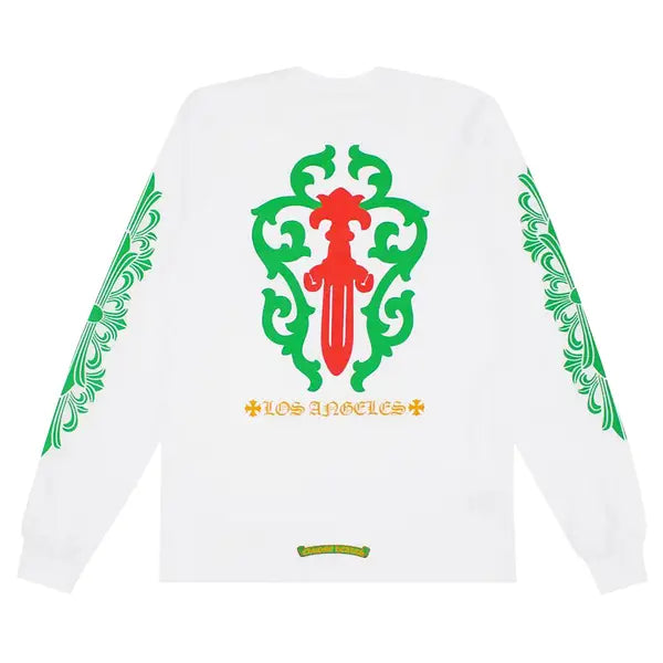 Chrome Hearts Los Angeles Exclusive Christmas Pocket Long-Sleeve 'White'
