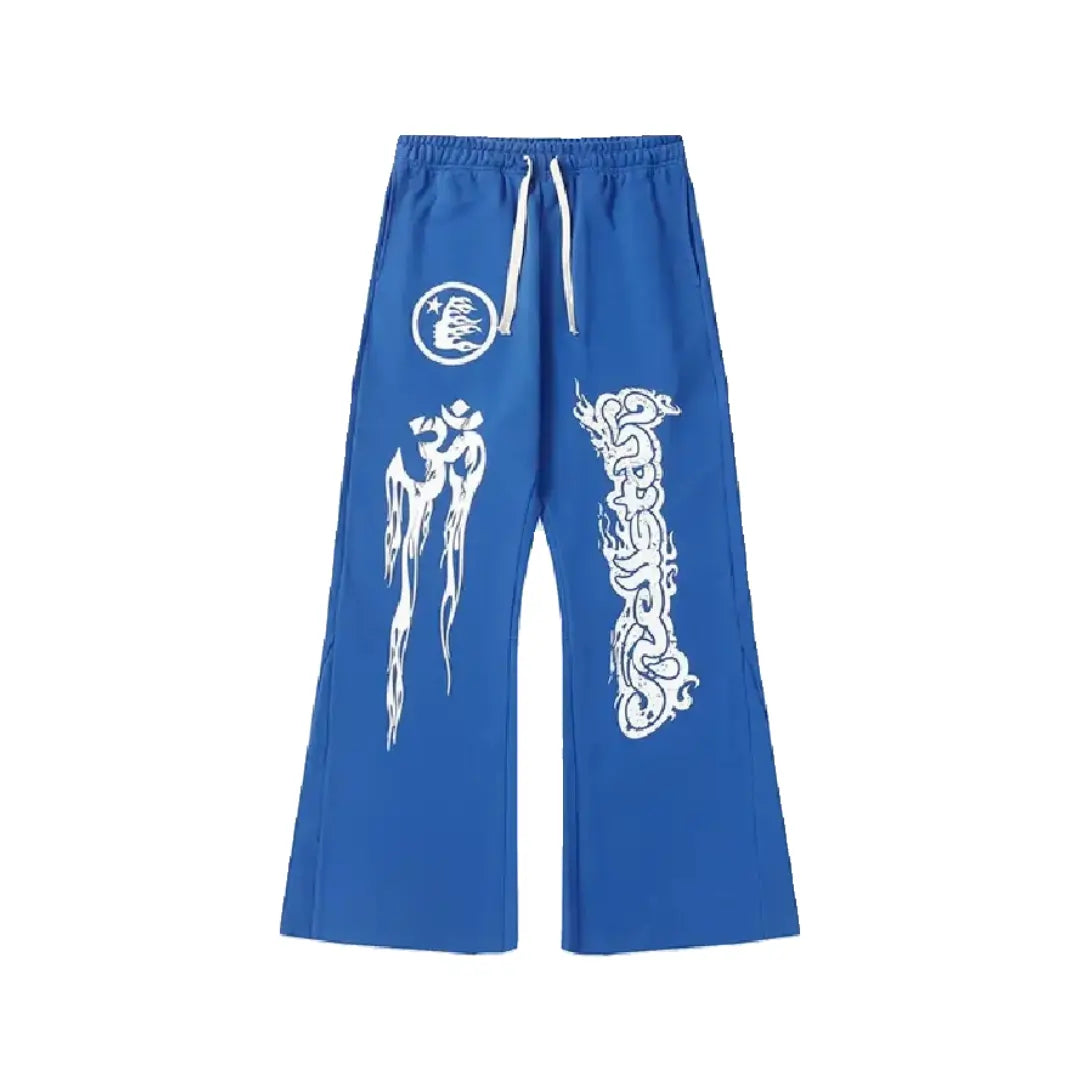 Blue Hellstar Baggy Sweats