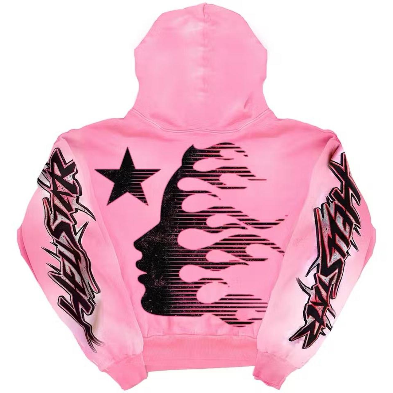 Hellstar Brainwashed Without Brain Hoodie Pink