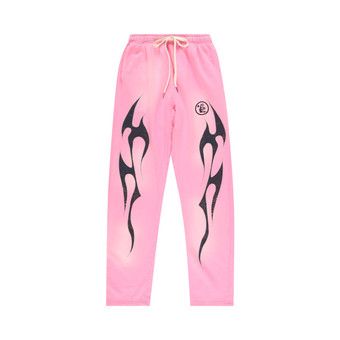 Hellstar Flame Sweatpants 'Pink/Black'