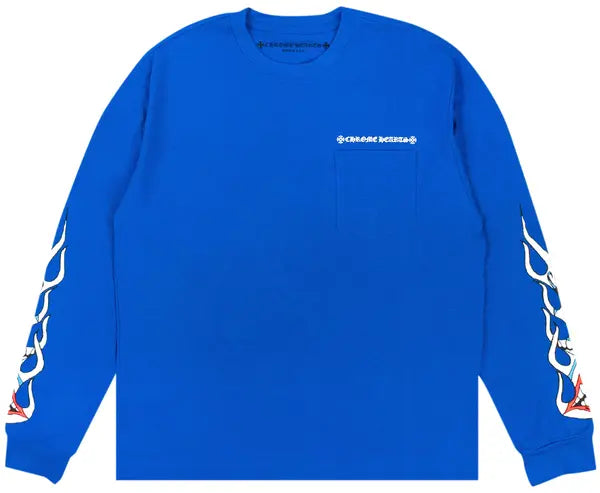 Chrome x Matty Boy Space Long-Sleeve T-Shirt 'Blue'