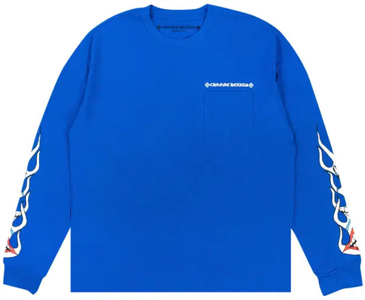 Chrome x Matty Boy Space Long-Sleeve T-Shirt 'Blue'