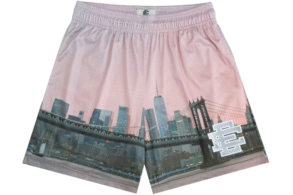 ERIC EMANUEL SHORTS BROOKLYN BRIDGE SKYLINE