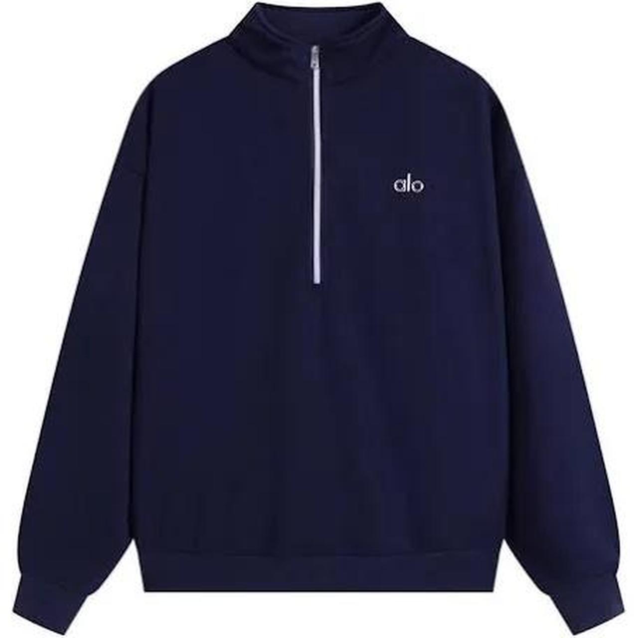 Alo Quarter Zip Navy