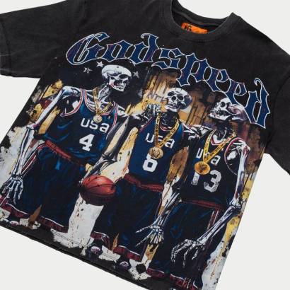 Godspeed Dream Team T-shirt (Grey Wash)