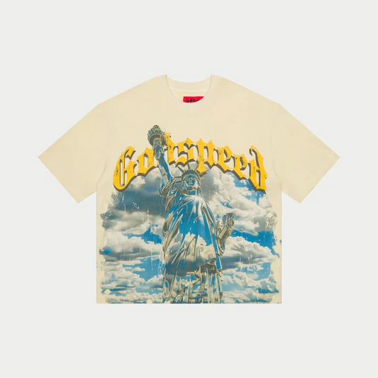 Godspeed Chrome Liberty🗽T-Shirt (Bone)